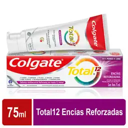 Colgate Crema Dental Total 12 Encías Reforzadas 75 mL