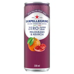 San Pellegrino Bebida Zero Naranja Granada Sin Azúcar