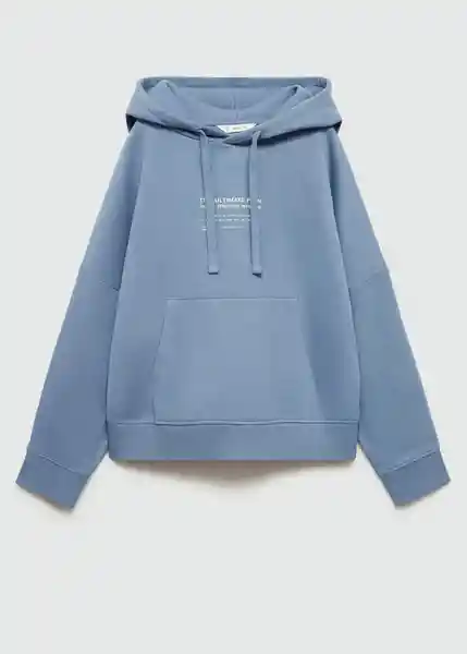 Sudadera Weekend Azul Talla 20 Teen Niñas Mango