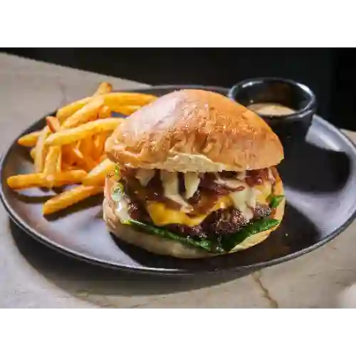 Burger Caramelo Azul