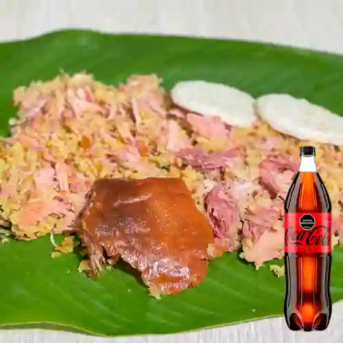 Combo Lechona Mediana + Coca-Cola ZERO 1.5Lt