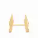 Organizador Rack Para Platos en Bambú Ambiente Gourmet