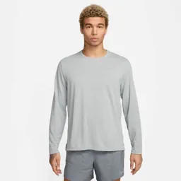 Nike Camiseta Uv Miler Top ls Para Hombre Gris Talla L