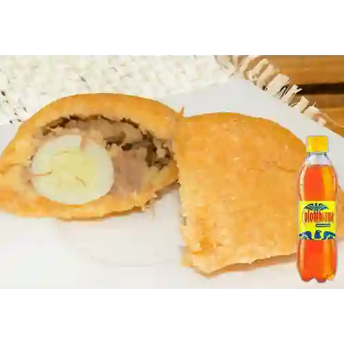 Combo Empanada Especial de Carne + Colombiana 400 ml