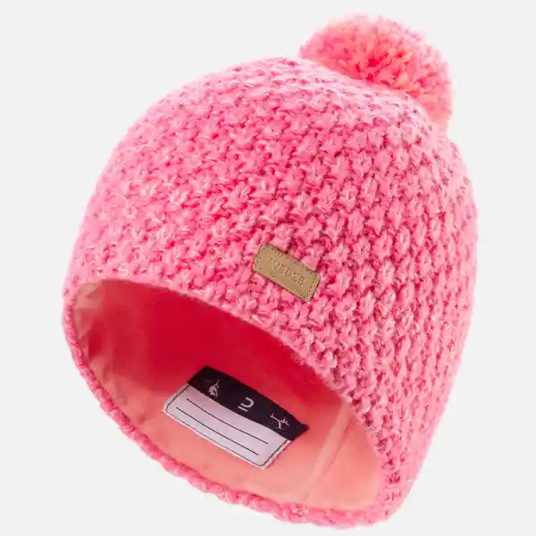 Wedze Gorro de Niños Para Esquí Timeless Rosado