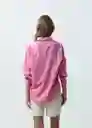 Camisa Mujer Rosa Rabano L 012G312 Naf Naf