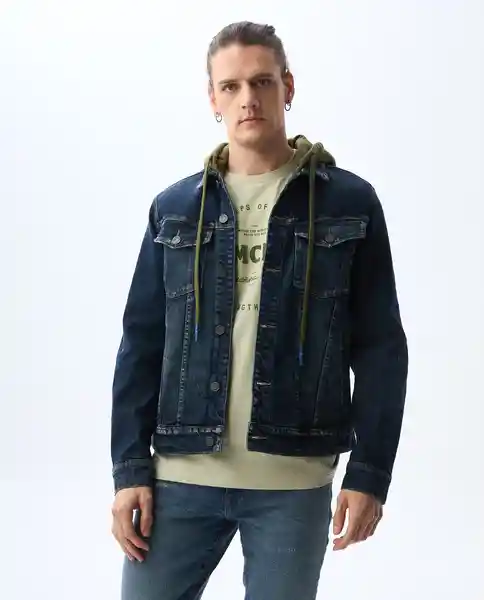 Chaqueta Hombre Azul Talla M 521G002_AZU174429 Americanino