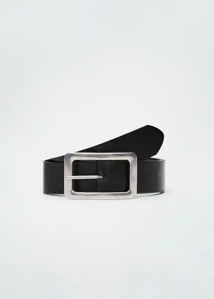 Cinturón Nov Negro Talla L Mujer Mango