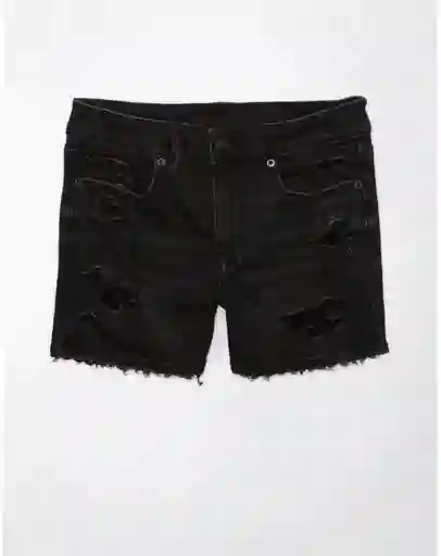 Short Mujer Negro Talla 10 American Eagle