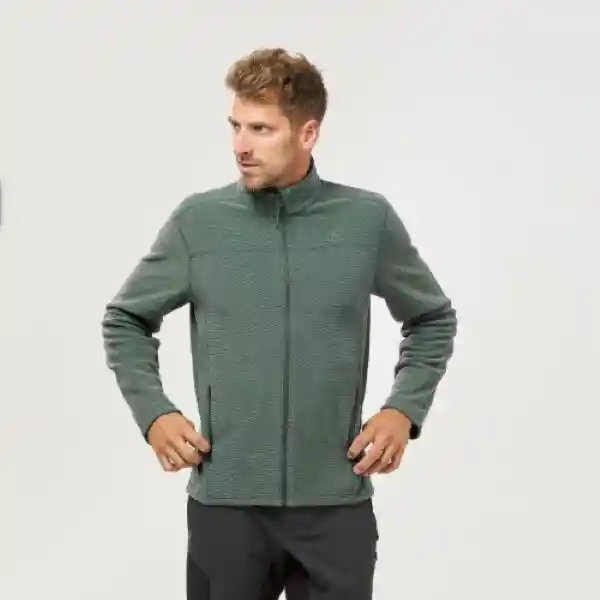 Quechua Chaqueta Polar Térmica Senderismo Hombre Verde 2XL mh120