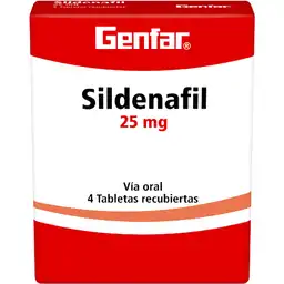 Genfar Sildenafil tabletas (25 mg)