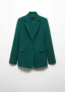 Blazer Americana Iguana Botella Talla S Mujer Mango