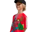 Adidas Camiseta Manga Corta T Lifestyle Unisex Rojo Talla 2Xs