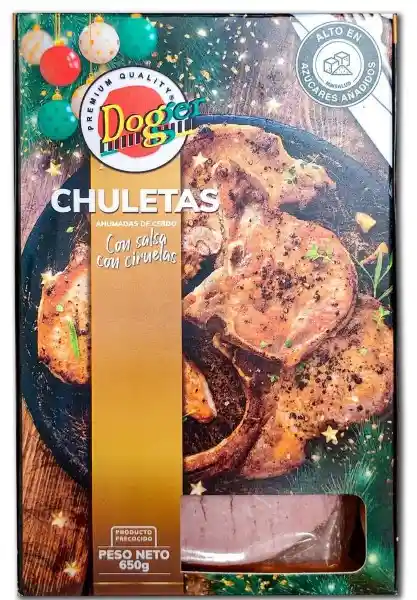 Dogger Chuleta de Cerdo Con Salsa Ciruela