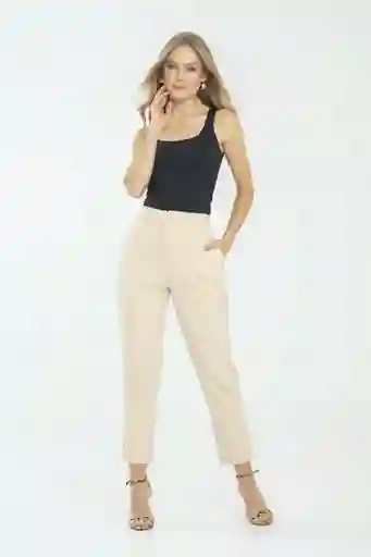 Pantalón New Karla Color Beige Claro Talla 8 Ragged
