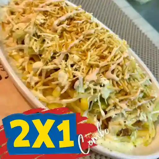 2 X 1 salchipapas