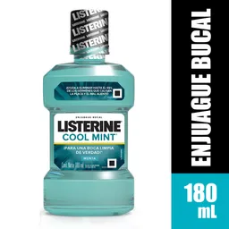 Enjuague Bucal Listerine Cool Mint X 180 Ml