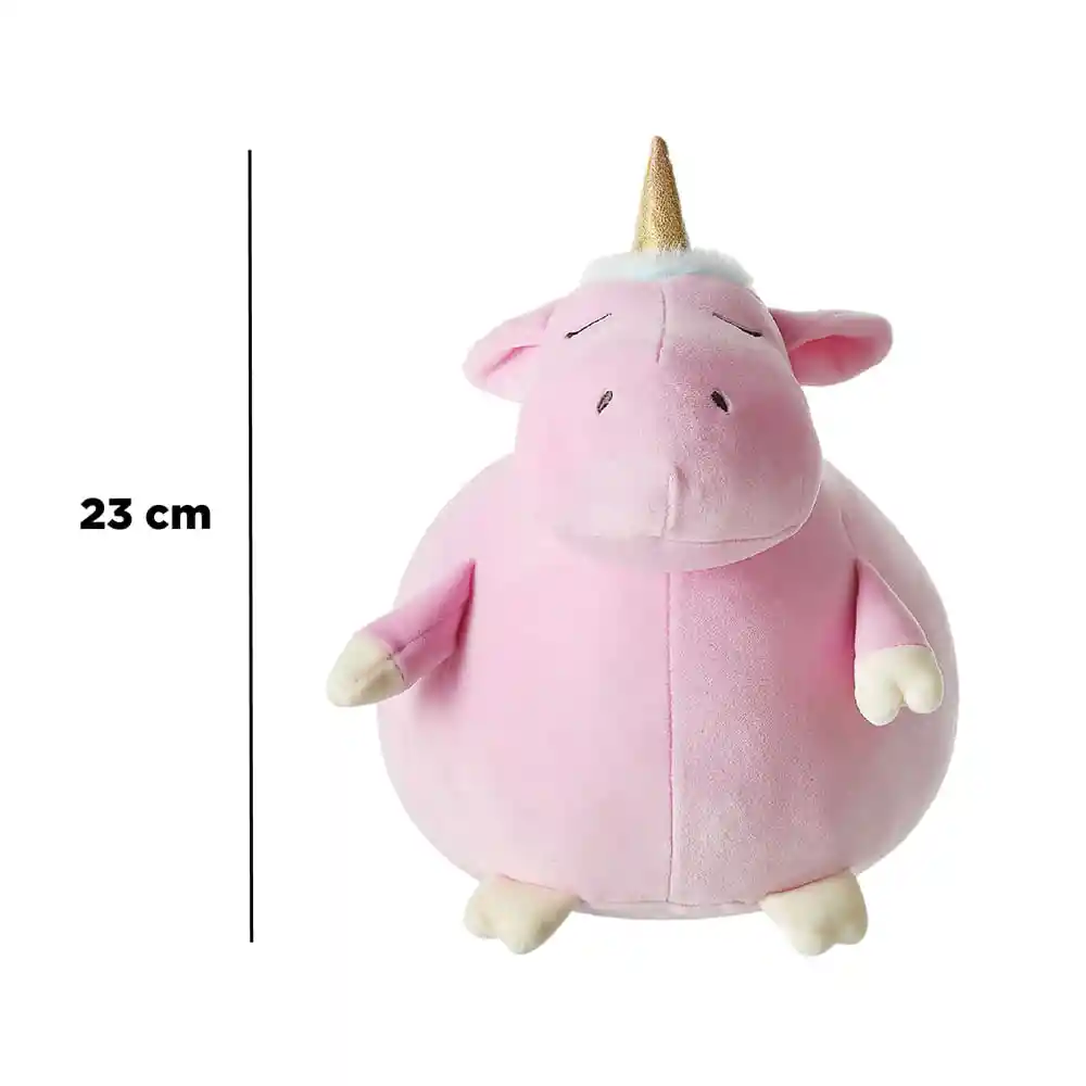 Miniso Peluche Redondo Unicornio Morado