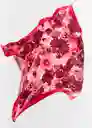 Pañuelo Samsa Rojo Talla 99 Mujer Mango