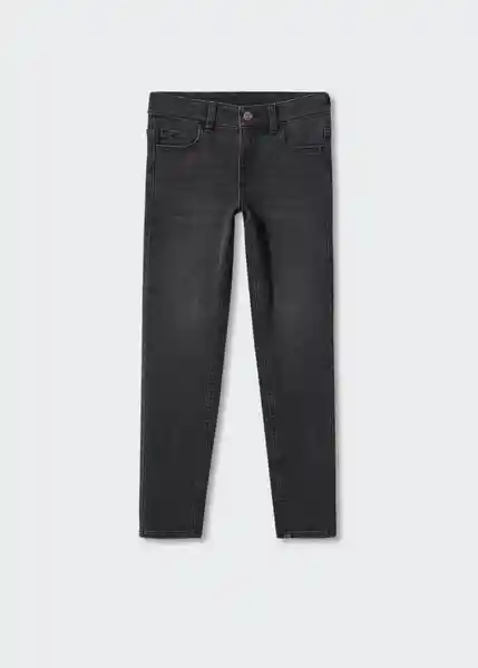 Jean Slim Tejano Negro Talla 12 Niños Mango