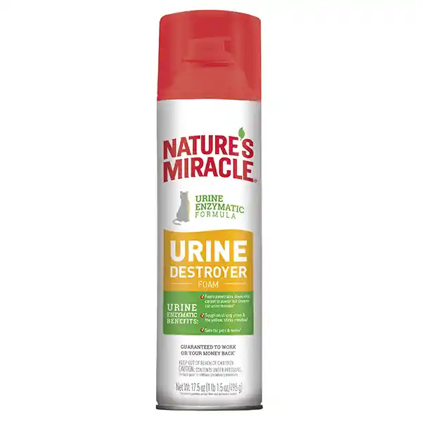 Nature Miracle Destructor de Orina de Gato Aerosol 17.5 Oz