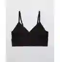 Bralette Negro Talla Large Aerie American Eagle