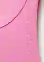 Top Bonico Rosa Pastel Talla S Mujer Mango