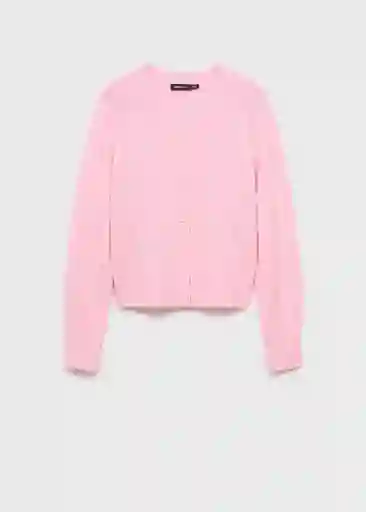 Cárdigan Scorpius Rosa Talla S Mujer Mango