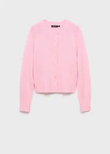 Cárdigan Scorpius Rosa Talla S Mujer Mango