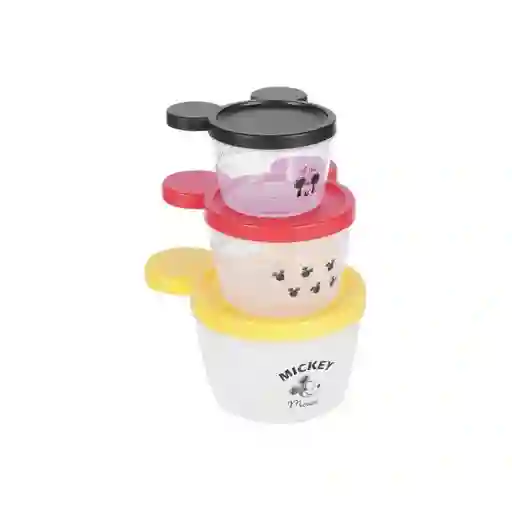 Set Recipiente Para Lunch Mickey Mouse Collection Miniso