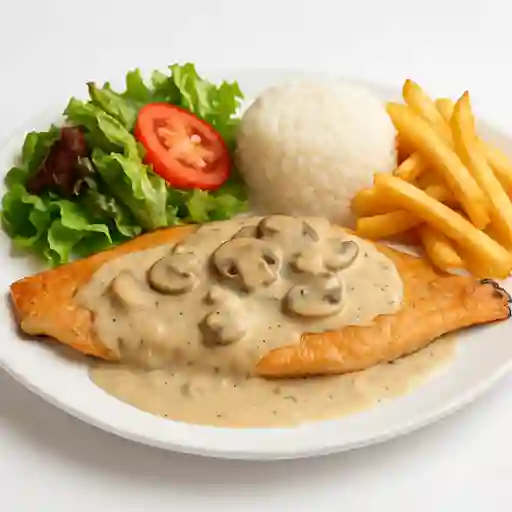 Trucha Champiñón