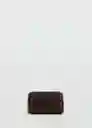 Bolso P Espiga Chocolate Talla 99 Mujer Mango
