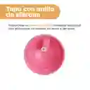 Botella de Plástico Con Pitillo Serie Mis Pastelitos Rosa Miniso