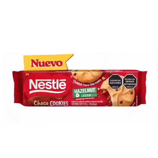 Nestlé Choco Cookies Galleta Rellenas de Avellana y Chips 120 g