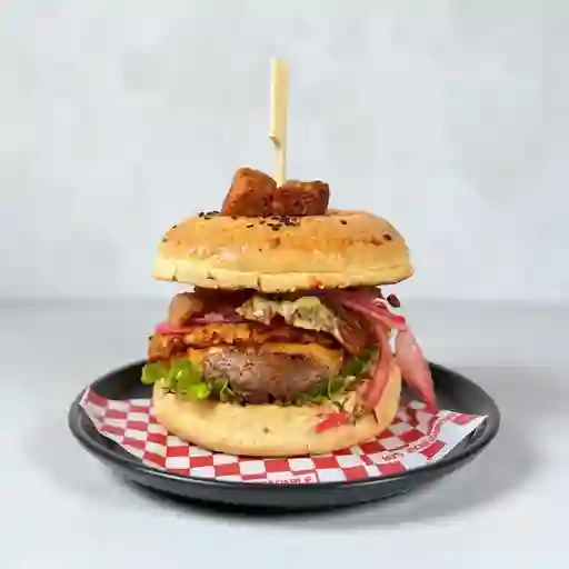 Hamburguesa de Pollo Apanado