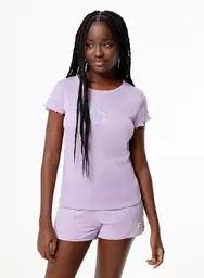 Pijama Camisetas Lefro Morado Talla S