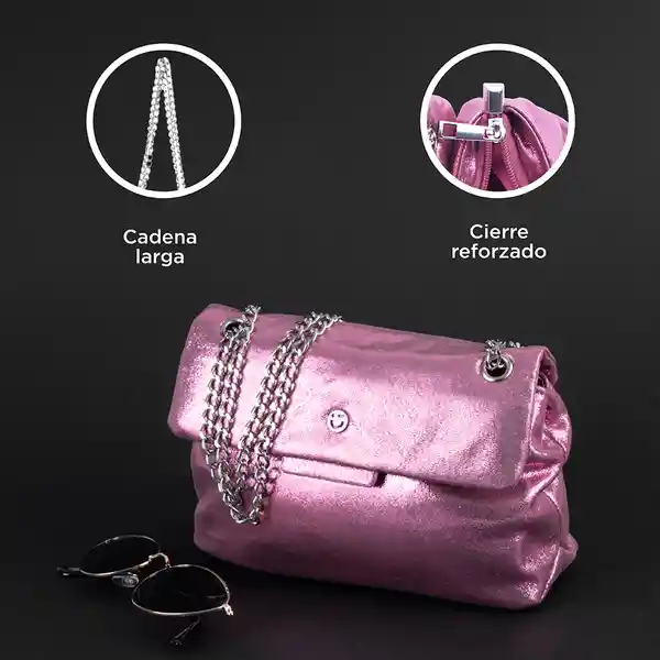 Bolso Crossbody Rosa Serie Miniso