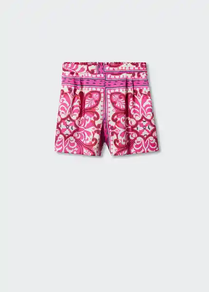 Short Pinkie Fucsia Talla XL Mujer Mango