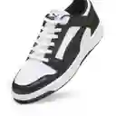 Puma Tenis Rebound V6 Low Lifestyle Hombre Blanco Talla 9