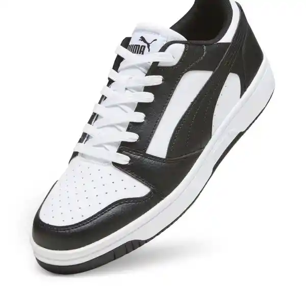 Puma Tenis Rebound V6 Low Lifestyle Hombre Blanco Talla 9