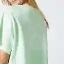 Domyos Camiseta Crop Top Fitness Algodón Mujer Talla L