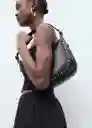 Bolso M Serrat Negro Talla 99 Mujer Mango