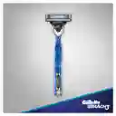 Máquina Afeitar Gillette Mach3 Aquagrip Recargable 2 Repuestos