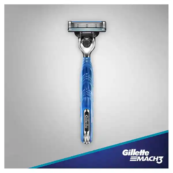 Máquina Afeitar Gillette Mach3 Aquagrip Recargable 2 Repuestos