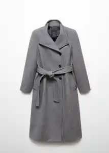 Abrigo Sirenita Gris Talla 24 Mujer Mango