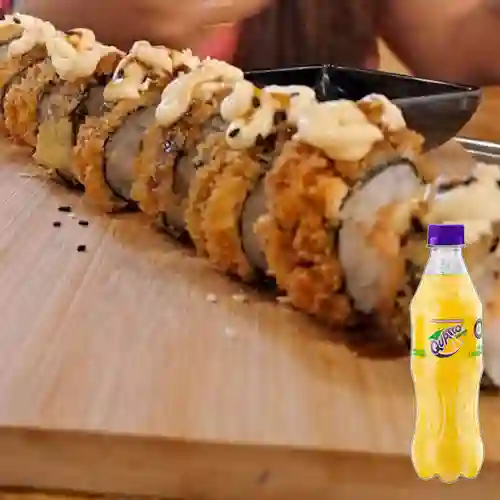 Combo Maki Crispy Salmon X10 + Quatro Original 400ML