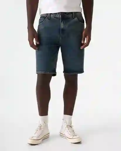Bermuda Hombre Azul Talla 36 552G000_AZU174021