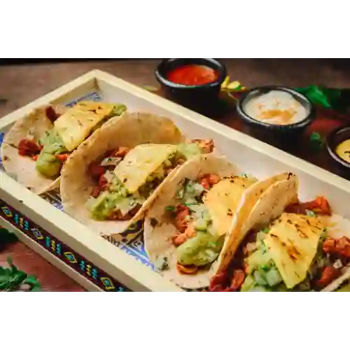 Tacos al pastor x4