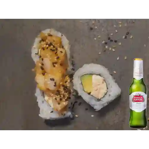 Combo Ebi Spicy + Cerveza Stella Artois Bot. 330ml