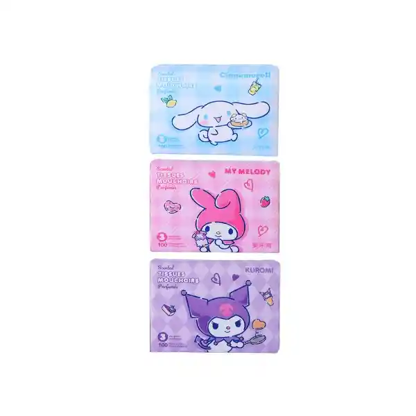 Pañuelo Perfumado Sanrio 3 Paquetes Miniso